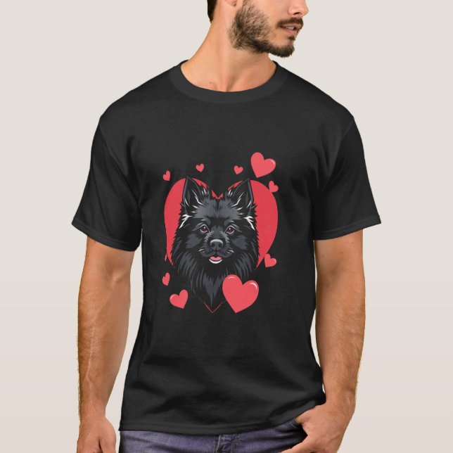 Camiseta Cachorro do Dia dos Namorados (Frente)
