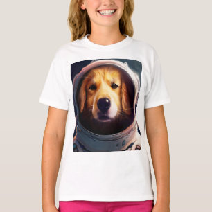 Camiseta Cachorro do Espaço do Criança