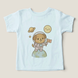 Camiseta Cachorro do Explorador de Espaço - Cachorro do Ast