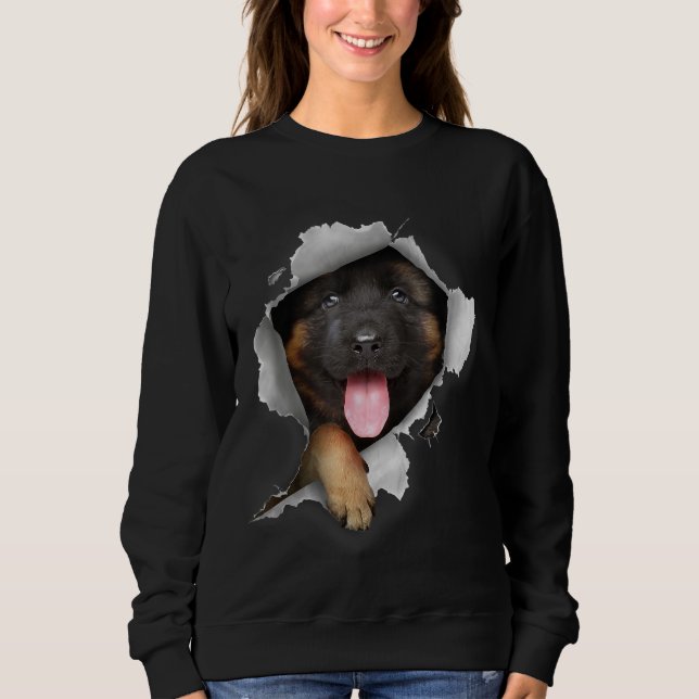 Camiseta Cachorro do German shepherd do german shepherd (Frente)