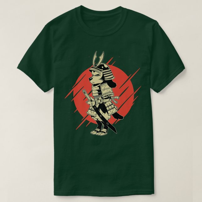 Camiseta Cachorro do Guerreiro de Comic Samurai (Frente do Design)