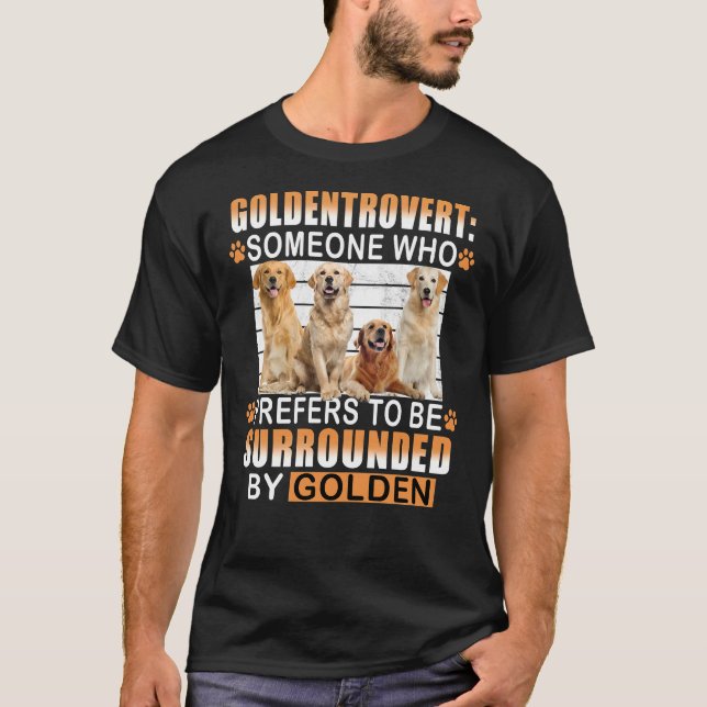 Camiseta Cachorro do ouro Ouro (Frente)