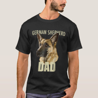 Camiseta Cachorro do Pai do German shepherd
