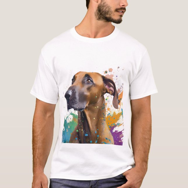 Camiseta Cachorro do Ridgeback (Frente)