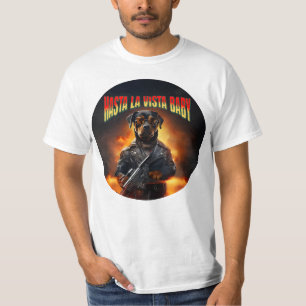 Camiseta Cachorro do Terminador - Hasta La Vista Baby