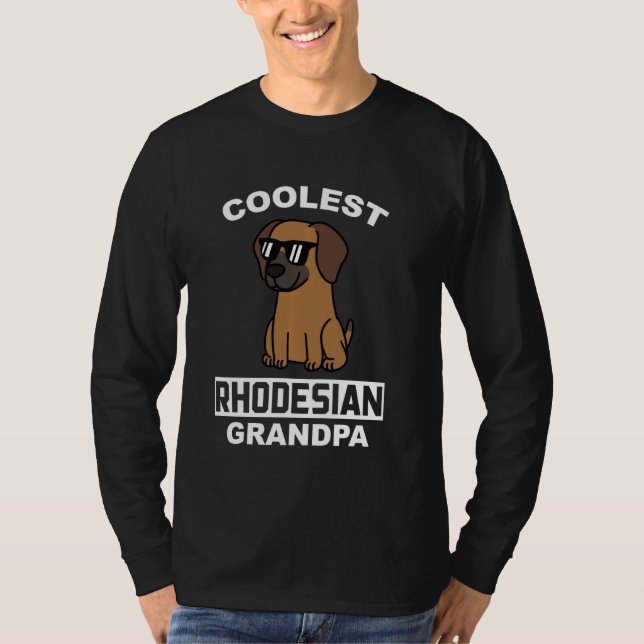 Camiseta Cachorro do Vovô Mais Frio Ridgeback (Frente)