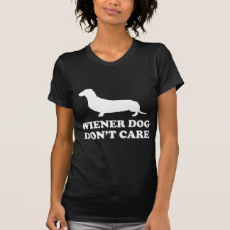 Camiseta Cachorro do Wiener Não se importa