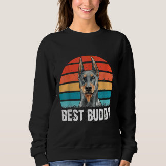 Camiseta Cachorro Doberman Bonito Lover Retro Vintage Funny