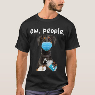 Camiseta Cachorro Doberman Cortado Cachorro De Pessoas Vest