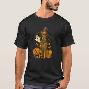 Camiseta Cachorro Doberman Pinscher de Halloween,