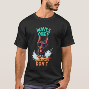 Camiseta Cachorro Doberman Pinscher Legal Surfando