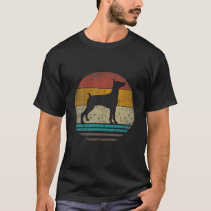 Camiseta Cachorro Doberman Retro Vintage Silhoule Pai Cacho
