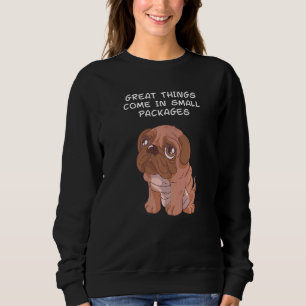 Camiseta Cachorro Dobrado Shar Pei Bordeaux Grande Cachorro