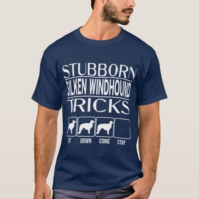 Camiseta Cachorro Dogrado Silken Windhound retro (Frente)