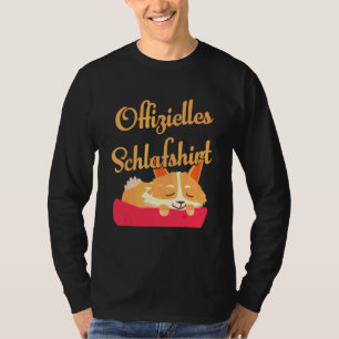 Camiseta Cachorro Dormindo Pajama Noite Sonhando Cama