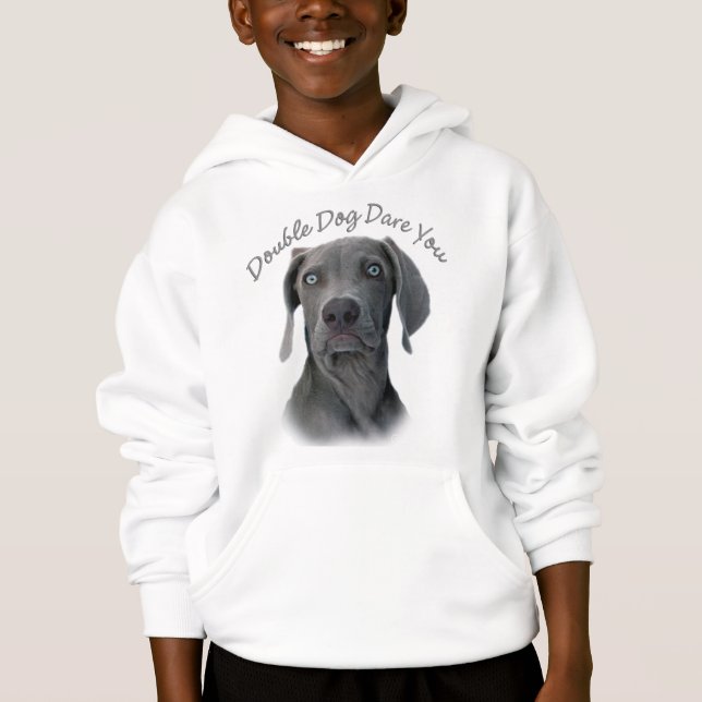 Camiseta Cachorro Duplo Weimaraner - Você (Frente)