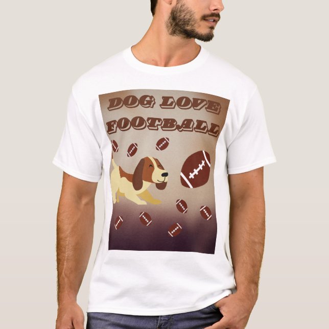 Camiseta Cachorro e Futebol Melhor Amigo Do Homem (Frente)