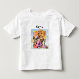 Camiseta Cachorro e Gatos Mais Personalizar Nome