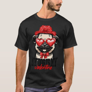 Camiseta Cachorro é meu Pug no Dia dos Namorados