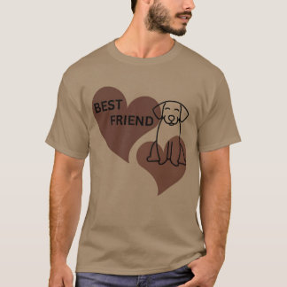 Camiseta Cachorro é o melhor presente de amizade