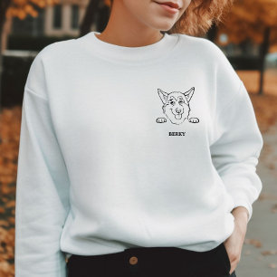 Camiseta Cachorro Elegnat Raça Nome personalizado Mug