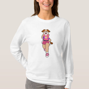 Camiseta Cachorro em Corrente