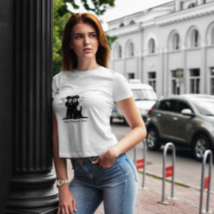 Camiseta Cachorro Em Estresse Engraçado