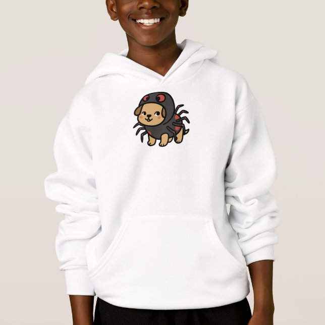 Camiseta Cachorro em Fantasia de Aranha (Frente)