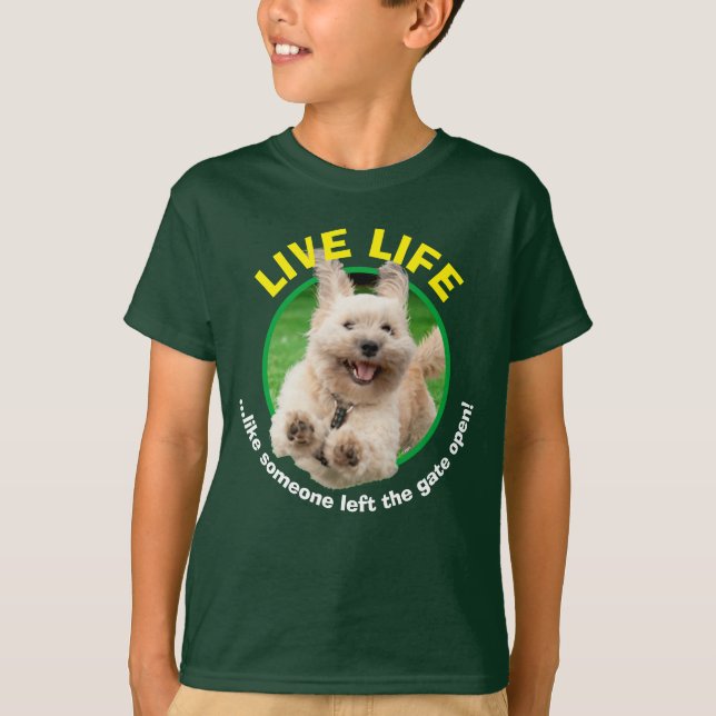 Camiseta Cachorro Em Jarda (Frente)