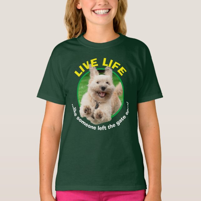 Camiseta Cachorro Em Jarda (Frente)