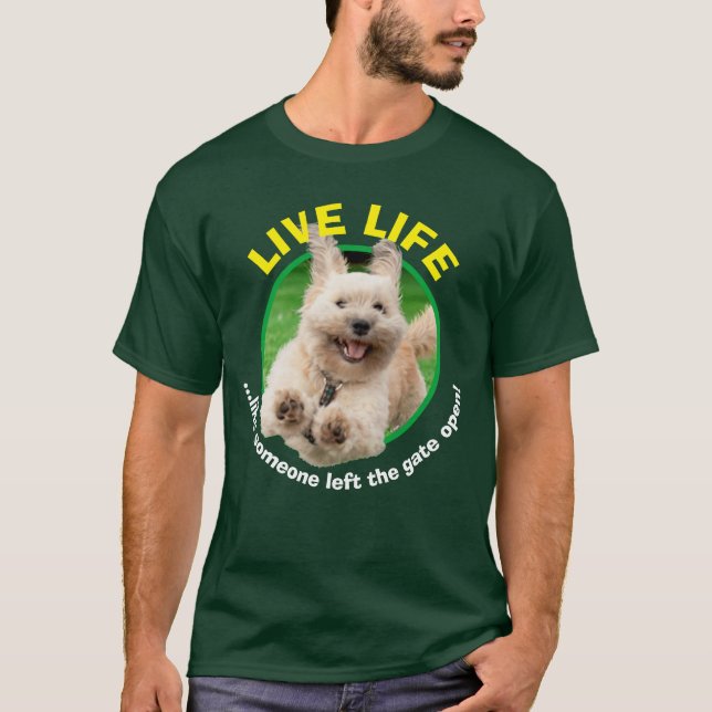 Camiseta Cachorro Em Jarda (Frente)