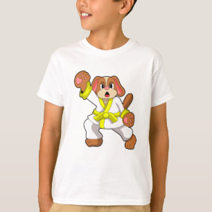 Camiseta Cachorro em Karate Martial Artes