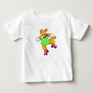 Camiseta Cachorro em Linha com Skates em Linha