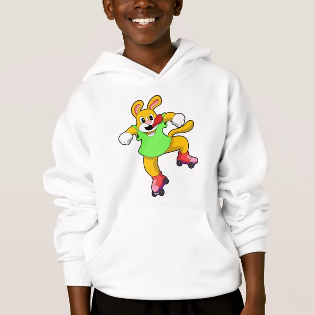 Camiseta Cachorro em Linha com Skates em Linha (Frente)