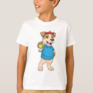 Camiseta Cachorro em Tênis com Tênis