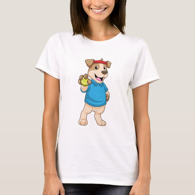 Camiseta Cachorro em Tênis com Tênis (Frente)