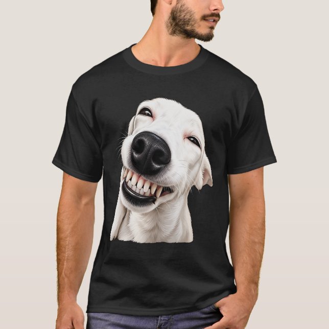 Camiseta Cachorro engraçado (Frente)