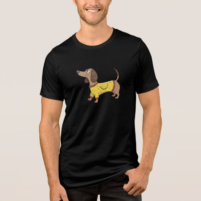 Camiseta Cachorro engraçado (Frente)