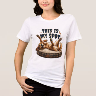 Camiseta Cachorro Engraçado Atrito na Barriga – Este É Meu 
