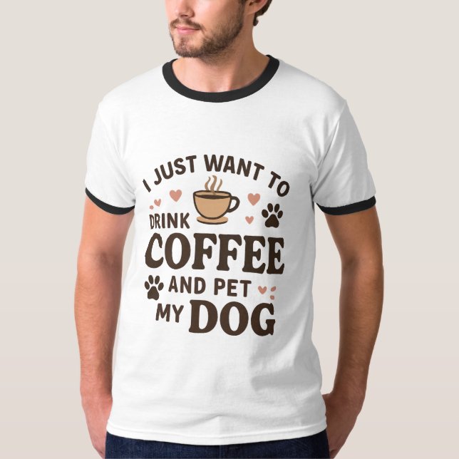 Camiseta Cachorro Engraçado Cachorro Cachorro Mãe Pai Cacho (Frente)