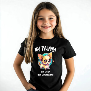 Camiseta Cachorro Engraçado Chihuahua Pajama