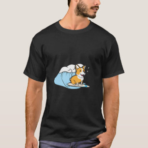 Camiseta Cachorro Engraçado, Cozinho Engraçado Ondas Ancada