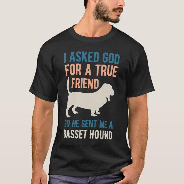 Camiseta Cachorro Engraçado do Basset (Frente)
