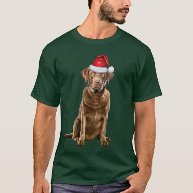 Camiseta Cachorro engraçado do Retriever da Baía de Chesape (Frente)