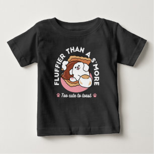 Camiseta Cachorro Engraçado e Design de S'more – Pun para A