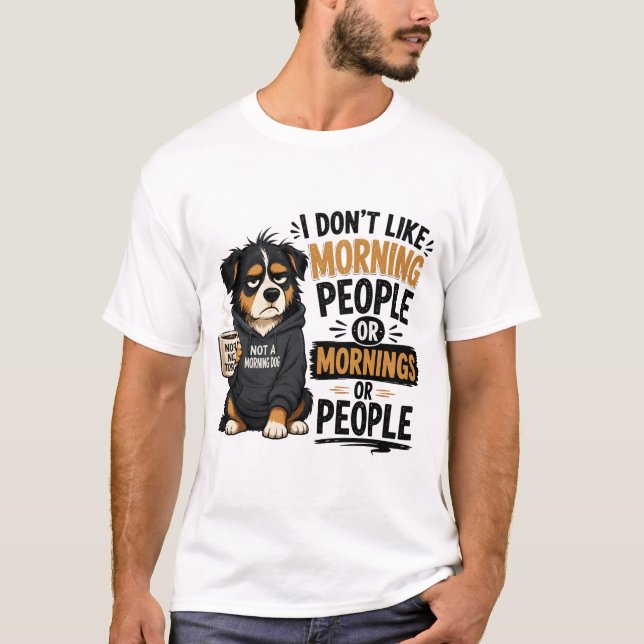 Camiseta Cachorro Engraçado e Sarcástico (Frente)