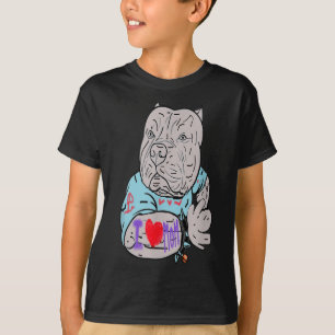 Camiseta Cachorro Engraçado, Eu Amo A Mãe Tatuando Presente