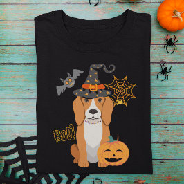 Camiseta Cachorro Engraçado Halloween
