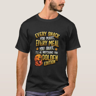 Camiseta Cachorro Engraçado Humor do Golden Retriever Golde