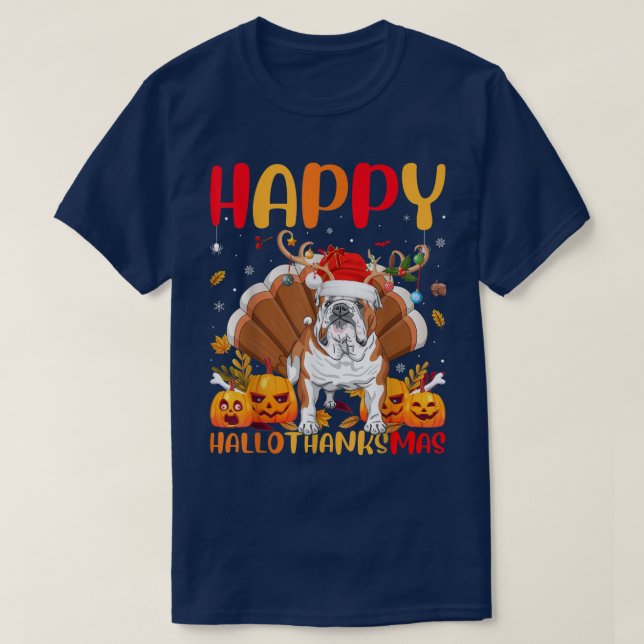 Camiseta Cachorro Engraçado Lover Feliz Cachorro Inglês Olá (Frente do Design)